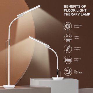 Lámpara de pie LED moderna control remoto