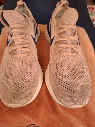 Nike React Talla 45.5 Beige/Azul