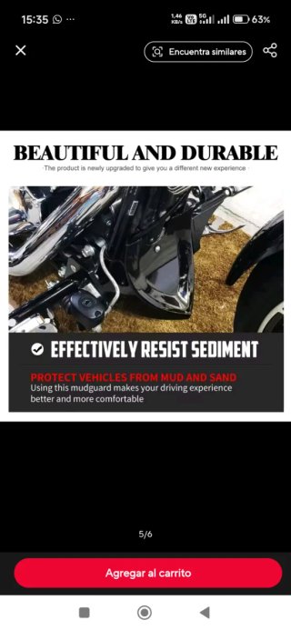 Alerón Carenado Inferior Harley Touring Negro
