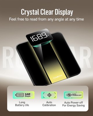 RunStar báscula digital precisa vidrio templado