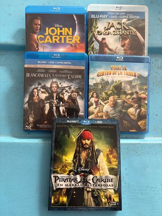 Pack 5 Películas Blu-ray Disney
