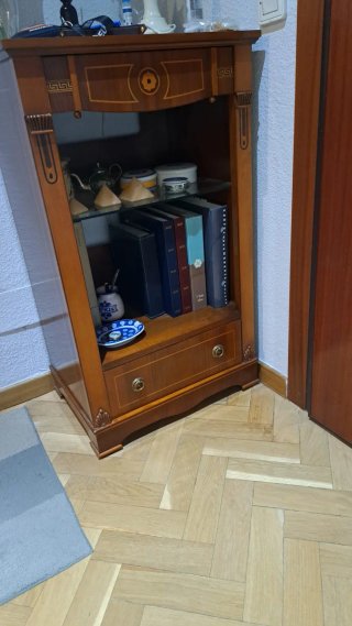 Mueble auxiliar madera nogal