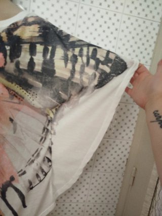 Camiseta manga murciélago talla M Bershka