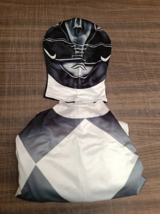 Disfraz Power Ranger Negro (Mighty Morphin) L 180