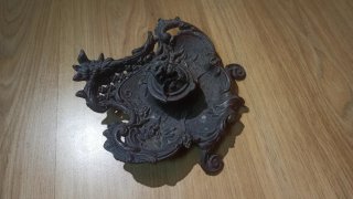 Tintero antiguo de escritorio - Estilo Modernista