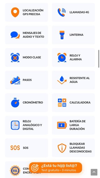 RELOJ INTELIGENTE GPS NIÑOS
