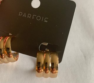 Pendientes Aro Parfois Dorados