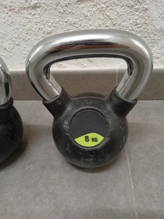 2 Mancuernas Kettlebell 6 KG