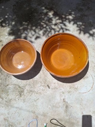 Lebrillos manchegos antiguos.