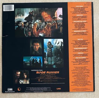 BLADE RUNNER BANDA SONORA VINILO LP 1982