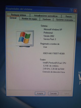 Ordenador Retro Intel Pentium Dual Core