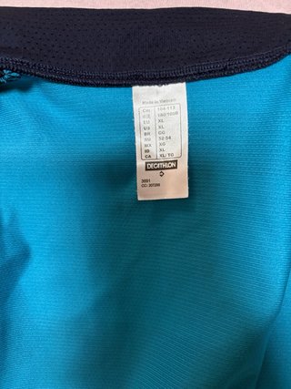 Maillot Ciclismo Triban Rayas Azul XL