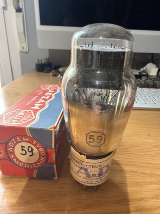 Válvula Radio ADZAM 59 Americana