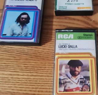 6 Cassette Dalla Venditti Bertoli Baglioni Capri