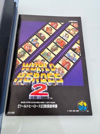 World Heroes 2 SNK Neo Geo AES NeoGeo NG Jap