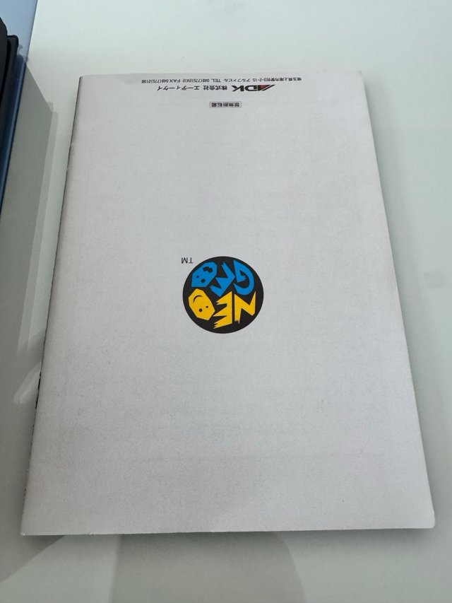 World Heroes 2 SNK Neo Geo AES NeoGeo NG Jap