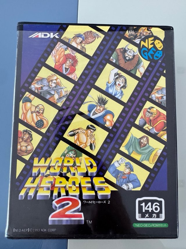 World Heroes 2 SNK Neo Geo AES NeoGeo NG Jap