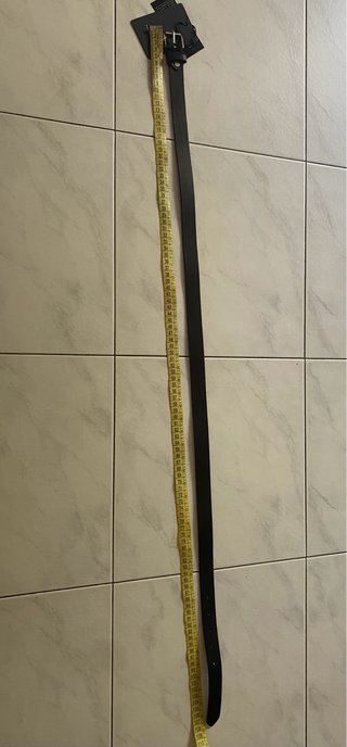 Cintura in pelle nera Paolo Pecora