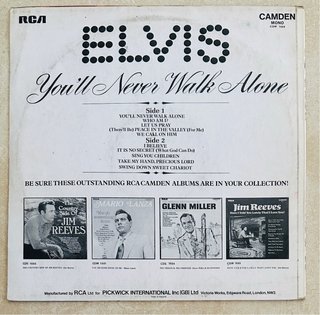 ELVIS PRESLEY VINILO LP NEVER WALK ALONE