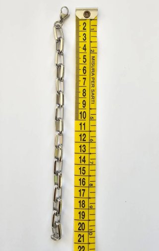 Pulsera eslabones acero hombre