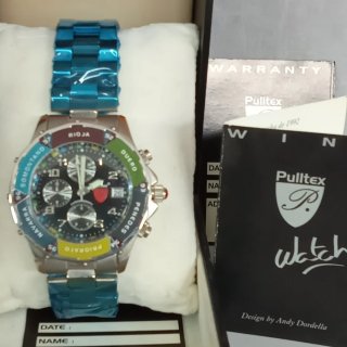 Reloj  Cronógrafo de acero Pulltex . Leer anuncio