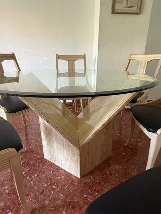 Pack de mesa para salón comedor con sillas