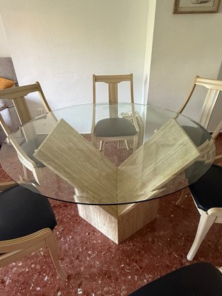 Pack de mesa para salón comedor con sillas