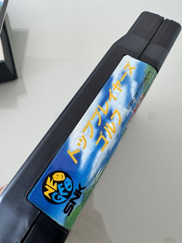Top Player's Golf SNK Neo Geo Cartucho + Manual
