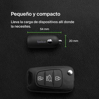 Belkin cargador coche rápido usb-c 30W