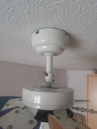 Ventilador de techo multicolor