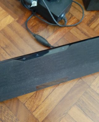 Soundbar e Subwoofer Samsung Neri