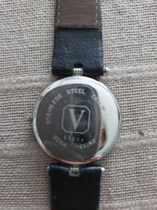 Reloj Viceroy Plateado correa piel azul