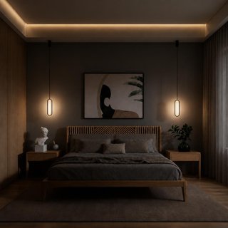 Lámpara Colgante LED Diseño Minimalista
