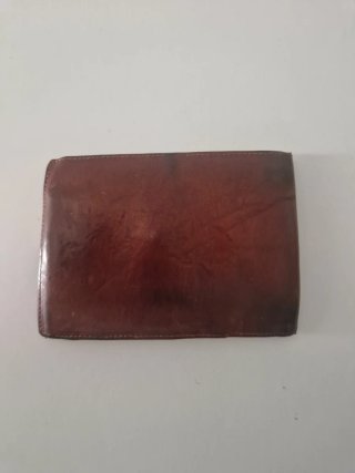 Portafoglio uomo in pelle marrone