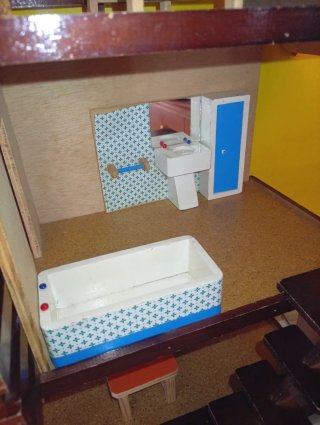 Casa de Muñecas Grande con Mobiliario