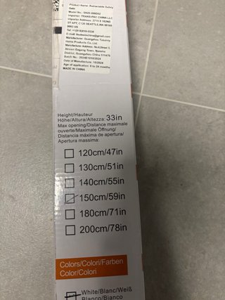 Barrera de seguridad para bebés