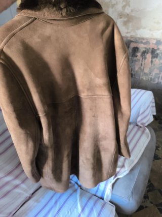 Chaqueta de ante y pelo