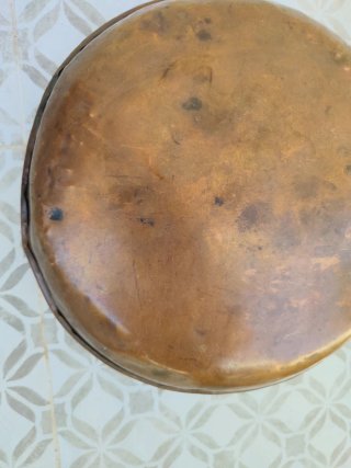Calienta camas antiguo bronce