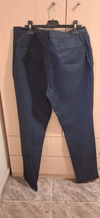 Traje Zara Hombre Azul Marino Talla M