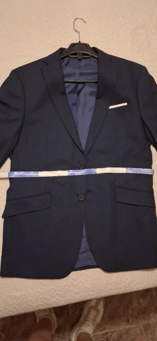 Traje Zara Hombre Azul Marino Talla M