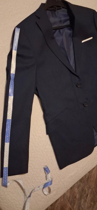 Traje Zara Hombre Azul Marino Talla M