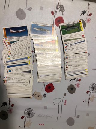 Cromos antiguos de aviones