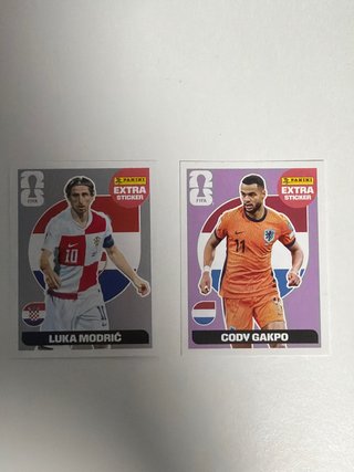 Cromos Panini FIFA Extra Luka Modric Cody Gakpo