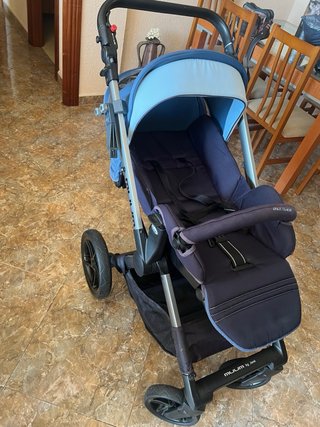 Carro de bebé MUUM azul