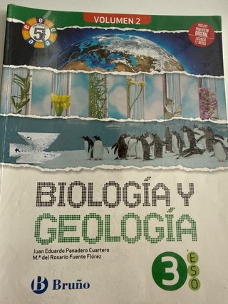 Biología y geología, 3 ESO, Volumen1,2 y 3