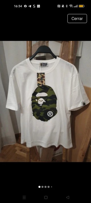 Camiseta BAPE Verde y Blanca