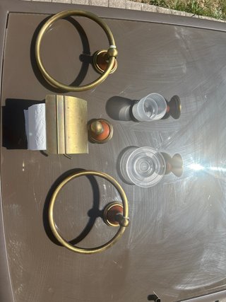 Kit Accesorios Baño Metal y plástico