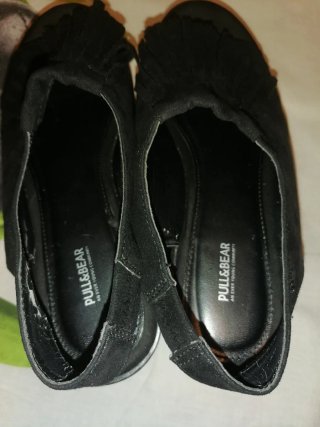 Sandalias Pull&Bear negras con flecos