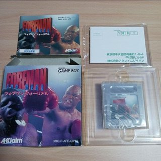 Foreman For Real Nintendo Game Boy