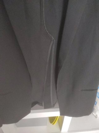 Chaqueta americana Bershka negra Talla M
